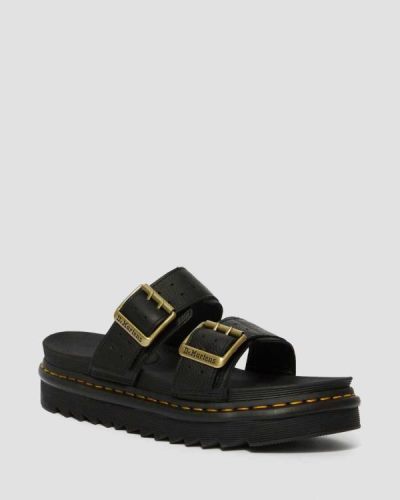 Sandalias Dr Martens Myles Ii Ambassador Cuero Buckled Para Mujer DR1046G